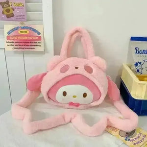 Sanrio Kawaii Plush Shoulder Bags - Bear Hugs
