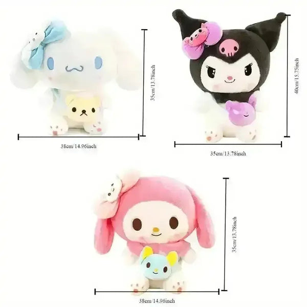Sanrio Kiddy Zone Plush Backpacks - Bear Hugs