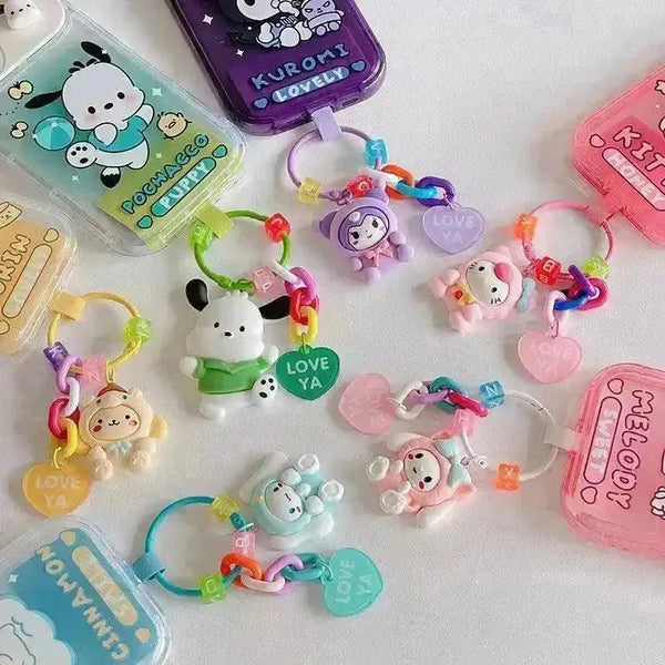 Sanrio Kuromi & Friends Mirror Stand Case (For iPhones) - Bear Hugs