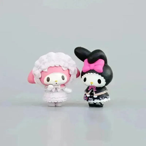 Sanrio Kuromi and My Melody Mini Figures - Bear Hugs