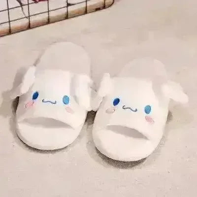 Sanrio Kuromi Cinnamoroll Plush Indoor Slippers - Bear Hugs