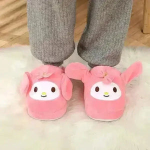 Sanrio Kuromi Cinnamoroll Plush Indoor Slippers - Bear Hugs