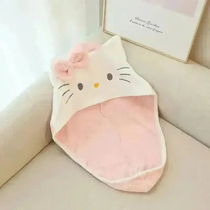 Sanrio Kuromi Hello Kitty Cinnamoroll Soft Absorbent Bath Cap - Bear Hugs
