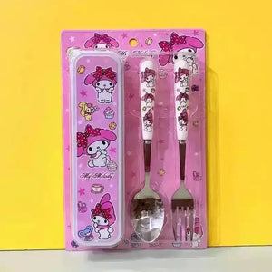 Sanrio Kuromi Hello Kitty Cinnamoroll Tableware Set (2 Pcs) - Bear Hugs