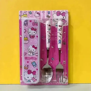 Sanrio Kuromi Hello Kitty Cinnamoroll Tableware Set (2 Pcs) - Bear Hugs