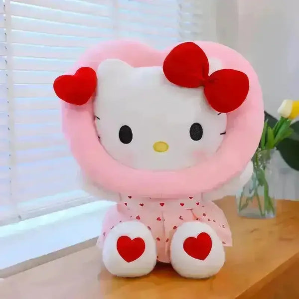 Sanrio Kuromi Hello Kitty Heart Plushies - Bear Hugs
