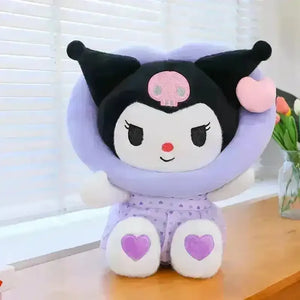Sanrio Kuromi Hello Kitty Heart Plushies - Bear Hugs