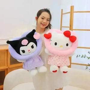 Sanrio Kuromi Hello Kitty Heart Plushies - Bear Hugs