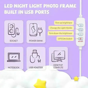 Sanrio Kuromi LED Art Night Light - Bear Hugs