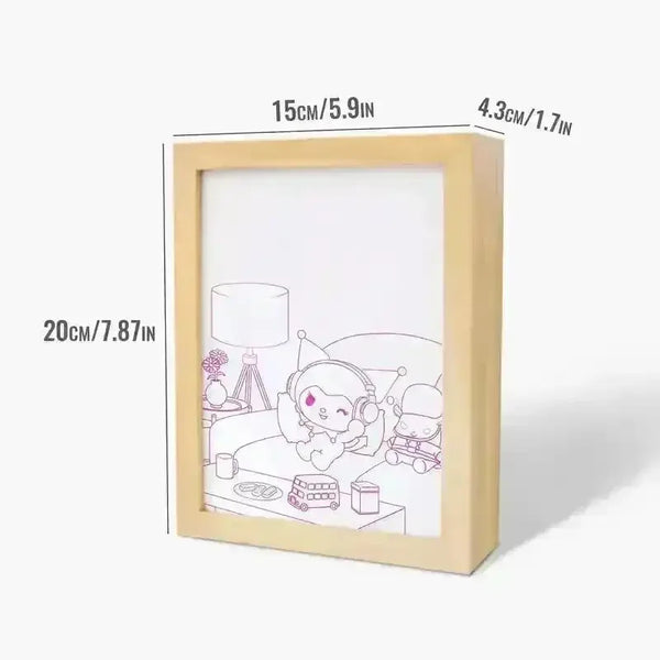 Sanrio Kuromi LED Art Night Light - Bear Hugs