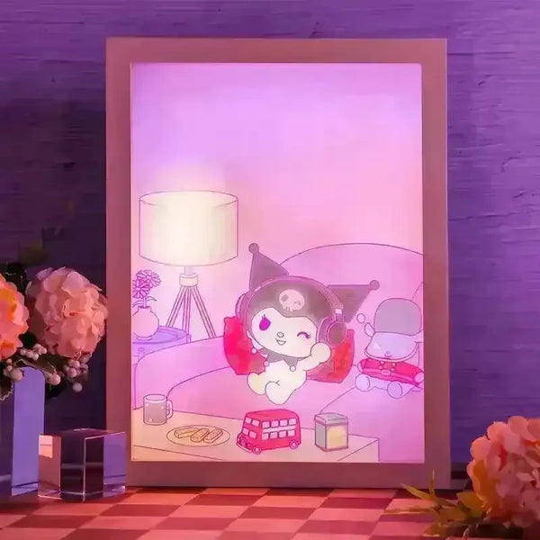 Sanrio Kuromi LED Art Night Light - Bear Hugs
