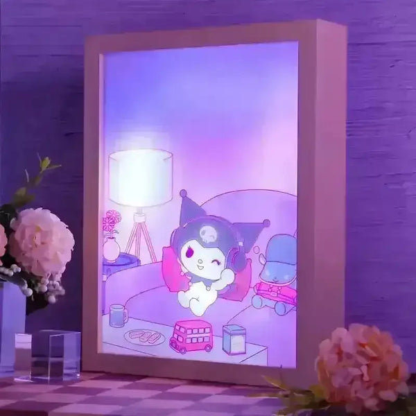 Sanrio Kuromi LED Art Night Light - Bear Hugs