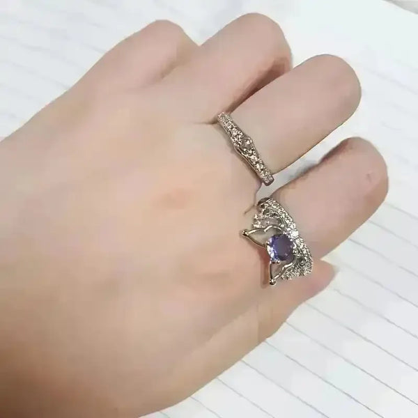 Sanrio Kuromi Love Promise Ring Set - Bear Hugs