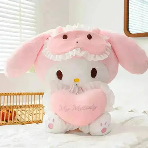 Sanrio Kuromi Melody Heart Plushies - Bear Hugs