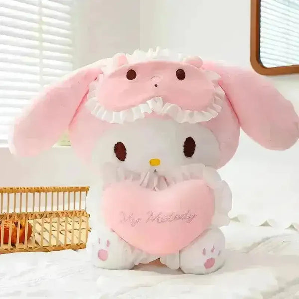 Sanrio Kuromi Melody Heart Plushies - Bear Hugs