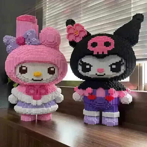 Sanrio Kuromi My Melody 11000 Pcs Building Blocks - Bear Hugs