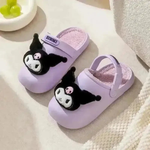 Sanrio Kuromi My Melody Cute Warm Sandals For Kids - Bear Hugs