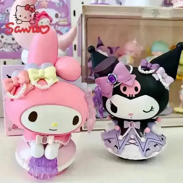 Sanrio Kuromi My Melody Rose Gala Figurines - Bear Hugs