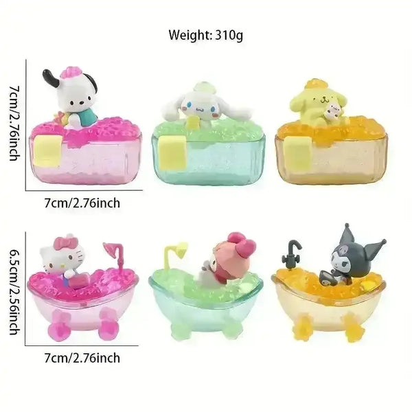 Sanrio Kuromi Pochacco Bath Time Mystery Box (6 pcs) - Bear Hugs