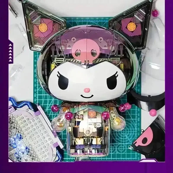 Sanrio Kuromi Semi-Mechanical Building Blocks - Bear Hugs