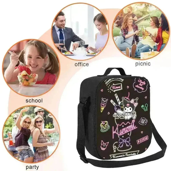 Sanrio Kuromi Shoulder Lunch Bag - Bear Hugs