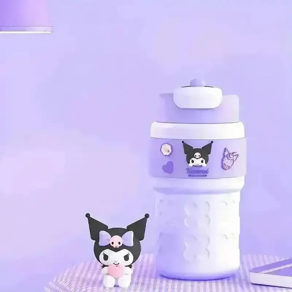 Sanrio Kuromi Smart Display Insulated Water Cup (300 ml) - Bear Hugs