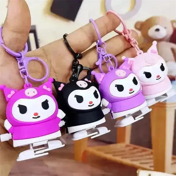 Sanrio Kuromi Winding Walking Keychain - Bear Hugs