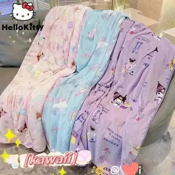 Sanrio Kuromi Woven Winter Blanket - Bear Hugs