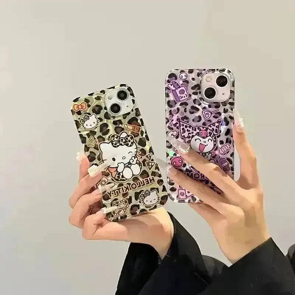 Sanrio Leopard Print Phone Case (For iPhones) - Bear Hugs