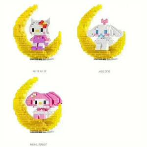 Sanrio Luminescence Mini Brick Assembly Toys - Bear Hugs