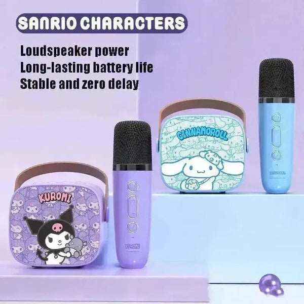 Sanrio LX901 Kuromi Cinnamoroll Portable Bluetooth Karaoke System - Bear Hugs