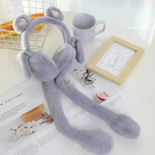 Sanrio Marvel Moving Bunny Ears Earmuffs - Bear Hugs