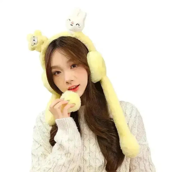 Sanrio Marvel Moving Bunny Ears Earmuffs - Bear Hugs