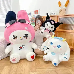 Sanrio Monster Kuromi & Friends Plush Dolls - Bear Hugs