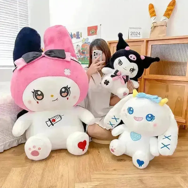 Sanrio Monster Kuromi & Friends Plush Dolls - Bear Hugs