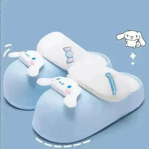 Sanrio Plush Thick-soled Slippers - Bear Hugs