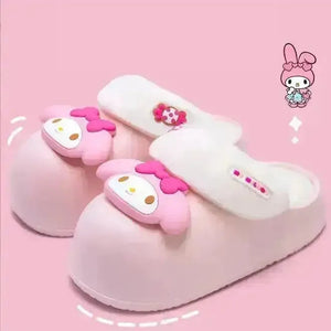 Sanrio Plush Thick-soled Slippers - Bear Hugs
