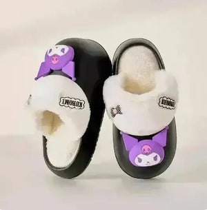 Sanrio Plush Thick-soled Slippers - Bear Hugs