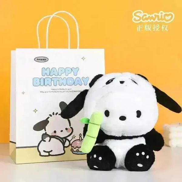 Sanrio Pochacco Panda Plush (20 cm) - Bear Hugs
