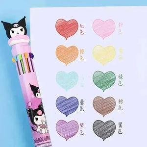 Sanrio Press Ten Color Ballpoint Pen - Bear Hugs