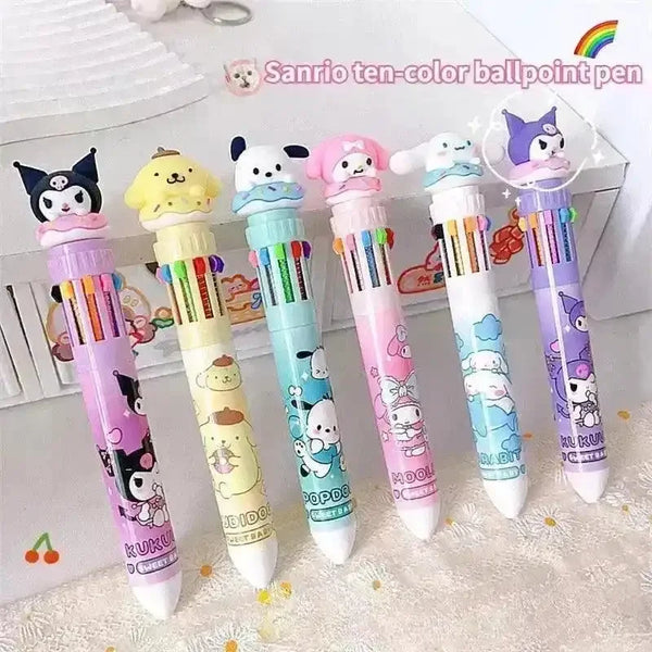 Sanrio Press Ten Color Ballpoint Pen - Bear Hugs