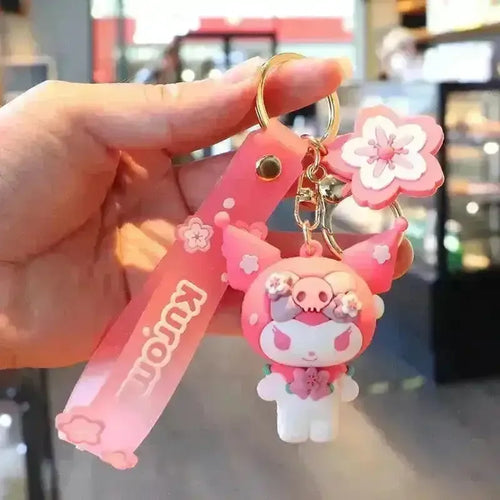Sanrio Sakura Figurine Keychain - Bear Hugs