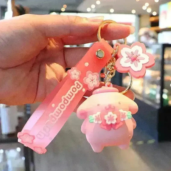 Sanrio Sakura Figurine Keychain - Bear Hugs