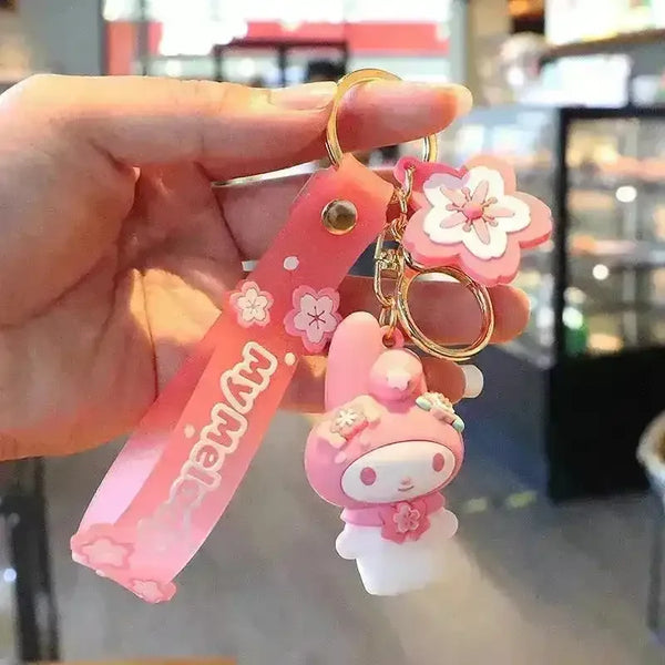 Sanrio Sakura Figurine Keychain - Bear Hugs