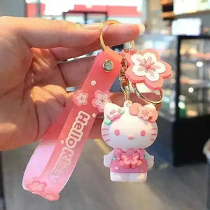 Sanrio Sakura Figurine Keychain - Bear Hugs