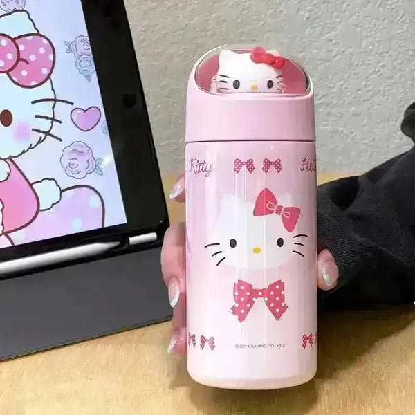 Sanrio Shiny Steel Sleek Bottle (500 ml) - Bear Hugs