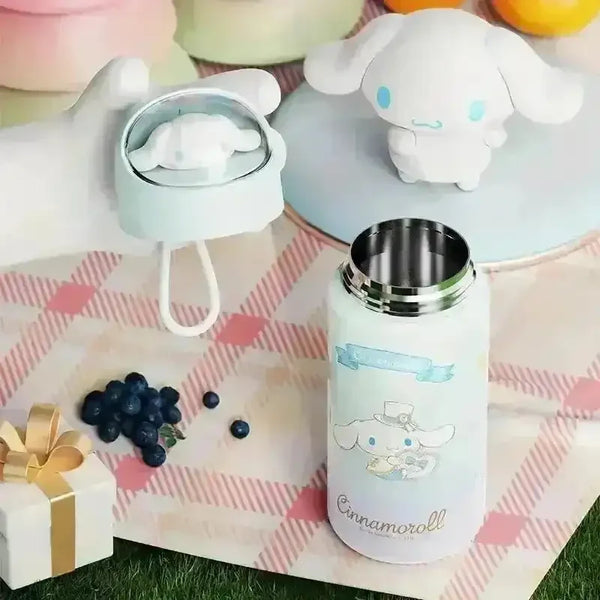 Sanrio Shiny Steel Sleek Bottle (500 ml) - Bear Hugs