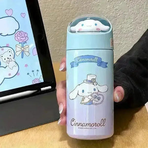 Sanrio Shiny Steel Sleek Bottle (500 ml) - Bear Hugs