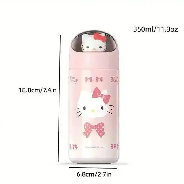 Sanrio Shiny Steel Sleek Bottle (500 ml) - Bear Hugs