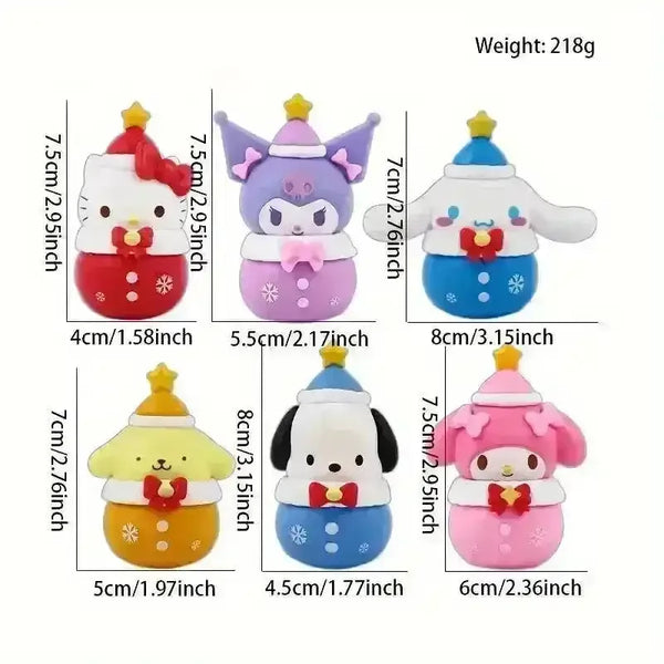 Sanrio Snowman Tumbler Mystery Box (6 pcs) - Bear Hugs